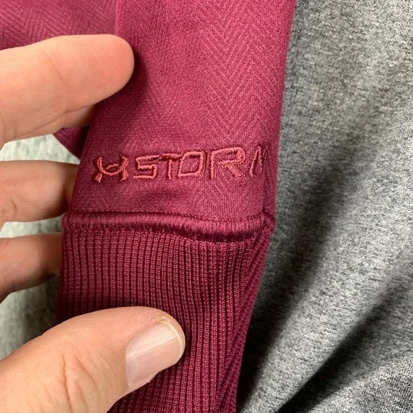 USC Trojans Hoodie Mens Large Grey Cardinal Under Armour Storm Pocket Sweatshirt - Picture 6 of 11